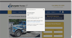 Desktop Screenshot of dumpsterrentalct.com